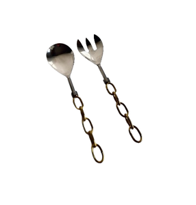 Ensemble de couverts d'ustensiles de cuisine d'accessoires de couverts de poignée de perle ensembles de couverts de style moderne de table faits à la main - Product Image 3