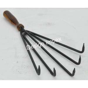 ยอดนิยมสวนการเพาะปลูกเครื่องมือเหล็กหล่อหัวเมล็ดเกษตรกรเครื่องมือคราดไม้ร้อนขายเนอสเซอรี่ดินเครื่องมือ - Product Image 6