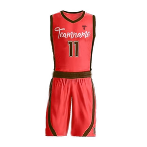 Maillot de basket-ball et short uniforme d'équipe avec poches ensembles d'uniformes confortables ensembles de vêtements de basket-ball respirants pour adultes - Product Image 3