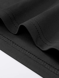 Poids lourd personnalisé 100% coton pull tricot thermique surdimensionné Double manches Streetwear impression à manches longues sweat hommes - Product Image 4