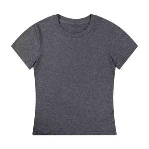 Camiseta Moderna para Mujer, Linda, con Estampado 3D, Ajustada, de Algodón Suave, Top de Moda Veraniega con Protección Anti-UV - Product Image 1