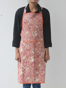 Indian Cotton Hand Block Printed Kitchen <b>Aprons</b> - Product Image 3