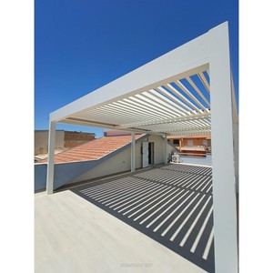 Lampedusa 4x4 nhôm bioclimatic pergola Mô hình 1 tùy chỉnh-thực hiện ý miễn phí-đứng cài đặt gazebo gian hàng - Product Image 1