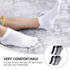 Calcetines deportivos para hombre Calcetines para correr Casual Deportes al aire libre Algodón Naranja Rayas Rojas Compresión Negro 15 Estilos Viajes Gran oferta - Product Image 5