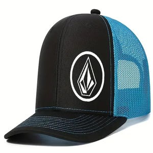 Gorra Trucker de Lona Personalizada con Diseño Personalizado, Color Naranja, Estilo Moderno, 5 Paneles, Frente de Sarga Lavada, Parte Trasera de Malla, Estilo Golf, Gorra de Papá, Sin Estructura - Product Image 3