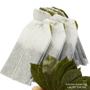 Té Negro Fermentado con Hojas de Guanábana Secas, Té Orgánico Saludable para Infusión con Agua Caliente, Sin Azúcar, 50gr, Bolsitas de Té, Empaque en Caja, Grado A - Product Image 3