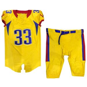 Conjunto de camisetas de fútbol americano de sarga bordada, uniforme de equipo deportivo de alta calidad - Product Image 5