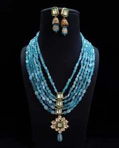 Morden, joyería de latón bohemio para mujer, collar indio para fiesta de boda, pendientes para compromiso, aniversario, Idea de regalo perfecta - Product Image 1