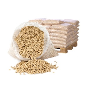 Granulés de bois naturels Golden Fire, excellents granulés de bois extrudés en épicéa, combustible naturel pour chaudières. - Product Image 5