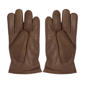 Gants de conducteur en cuir de mouton marron doux et durables avec doublure polaire Gants de travail de sécurité d'hiver Casual Ready Confortable - Product Image 5