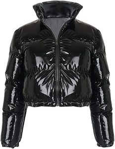 Blouson matelassé brillant pour femme, nouveau design 2022 - Product Image 1