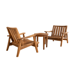 Conjunto de Sillas de Jardín de Madera de Teca Sólida con Mesa de Centro a Juego para Patio, Jardín, Hotel, Resort - Product Image 2