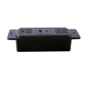 2ช่องที่ PW-A-2011K ไฟแบบชาร์จเร็วมาตรฐานพร้อมเต้ารับที่มีพอร์ต USB และ Type C สีดำ/ ขาวผลิตในเวียดนาม - Product Image 2