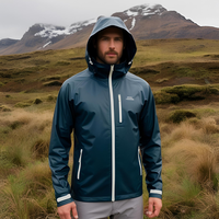 Veste coupe-vent softshell personnalisée pour l'hiver, imperméable, écologique, respirante, à séchage rapide, pour usage extérieur, broderie en option