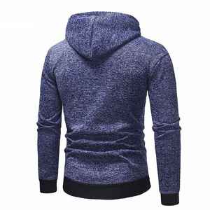 Sudaderas con capucha ajustadas de algodón 100% para hombre, logotipo personalizado OEM, impresión Digital de la más alta calidad, bordado, teñido liso - Product Image 2