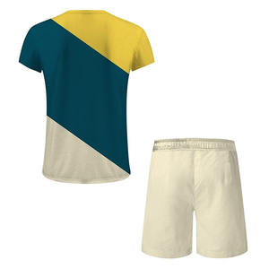 Conjunto de Camiseta y Pantalones Cortos de Verano para Hombre, Diseño Personalizado, Talla Grande, Ligero, de Secado Rápido y Transpirable - Product Image 2