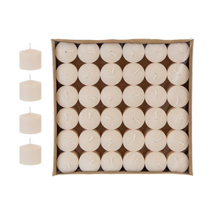 CGA103-I - เทียนบูชา 1 x 1 ชิ้น - สีงาช้าง - Product Image 1