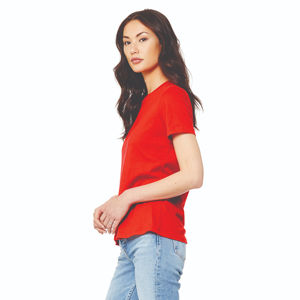 100% meilleure qualité femmes à manches courtes T-Shirt coton 32 simple coquelicot femmes décontracté Jersey à manches courtes T-Shirt avec Service OEM - Product Image 2