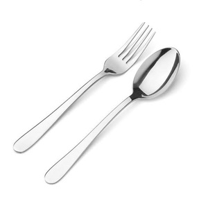 ชุดเครื่องใช้บนโต๊ะอาหารทำด้วยมือช้อนและมีดทำจากเหล็กสแตนเลสเงางามเครื่องใช้บนโต๊ะอาหาร - Product Image 2