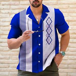 Camisas OEM 2025 para hombre, camisa de vestir informal personalizada de alta calidad para hombre, franela con estilo para primavera 100% poliéster - Product Image 6