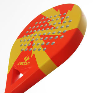 แร็กเก็ตไม้พายคาร์บอนไฟเบอร์3K/12K/18K กราไฟท์เพชร/หยดน้ำตา/รูปทรงกลมสำหรับกีฬากลางแจ้งด้ามจับอีวาโลโก้ที่กำหนดเอง - Product Image 3