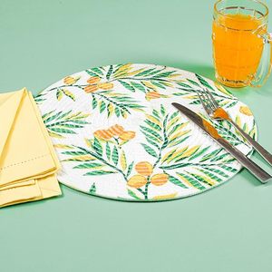 Vente en gros Napperon rond élégant en perles de verre massif pour les mariages et les vacances de Noël Décoration de table pour les occasions spéciales - Product Image 2