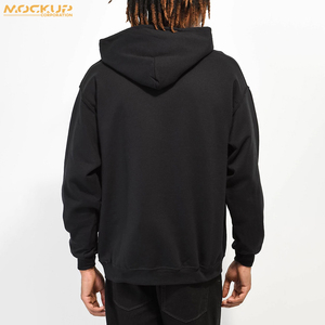 เสื้อฮู้ดผู้ชายสไตล์สตรีทเทอร์รี่ผ้าเฟรนช์เทอร์รี่พิมพ์ลายระยิบระยับประดับพลอยเทียมติดโลโก้งานตามสั่ง - Product Image 5