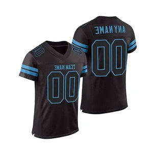 Maillots de football américain classiques personnalisés 100 % polyester, fabricants de maillots de football américain, maillots de rue en maille respirante, sublimation, maillots d'équipe - Product Image 6