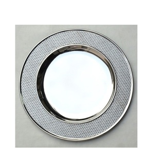 แผ่นที่ชาร์จโลหะสแตนเลสที่มีขอบสีฟ้าแผ่นสแตนเลสที่ชาร์จ - Product Image 4