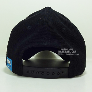 Unisex Corduroy Baseball Caps 6 Panels Embroidered Soft Structured Curved Brim Custom Snap Tag Men <b>Women</b> Vietnam Headwear <b>Hats</b> - Product Image 6