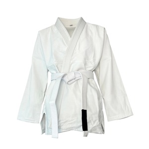 Costume de Judo Brésilien pour Adultes et Enfants Professionnel BJJ GI en Bleu Blanc Noir-Taille Personnalisée-100% Coton Respirant" - Product Image 3