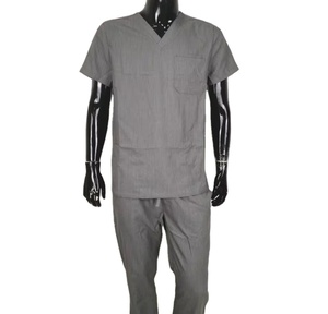 Uniformes Médicos Unisex, Modelo OEM, Conjuntos de Uniformes para Enfermería, 65% Poliéster, 35% Algodón, Logotipo Personalizado, Precio de Mayoreo Orientado a la Exportación - Product Image 1