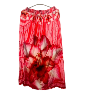 Falda larga de Moda Africana para mujer, venta al por mayor, falda Maxi con estampado Floral y gallo vibrante, estilo africano, elástico largo para mujer - Product Image 4