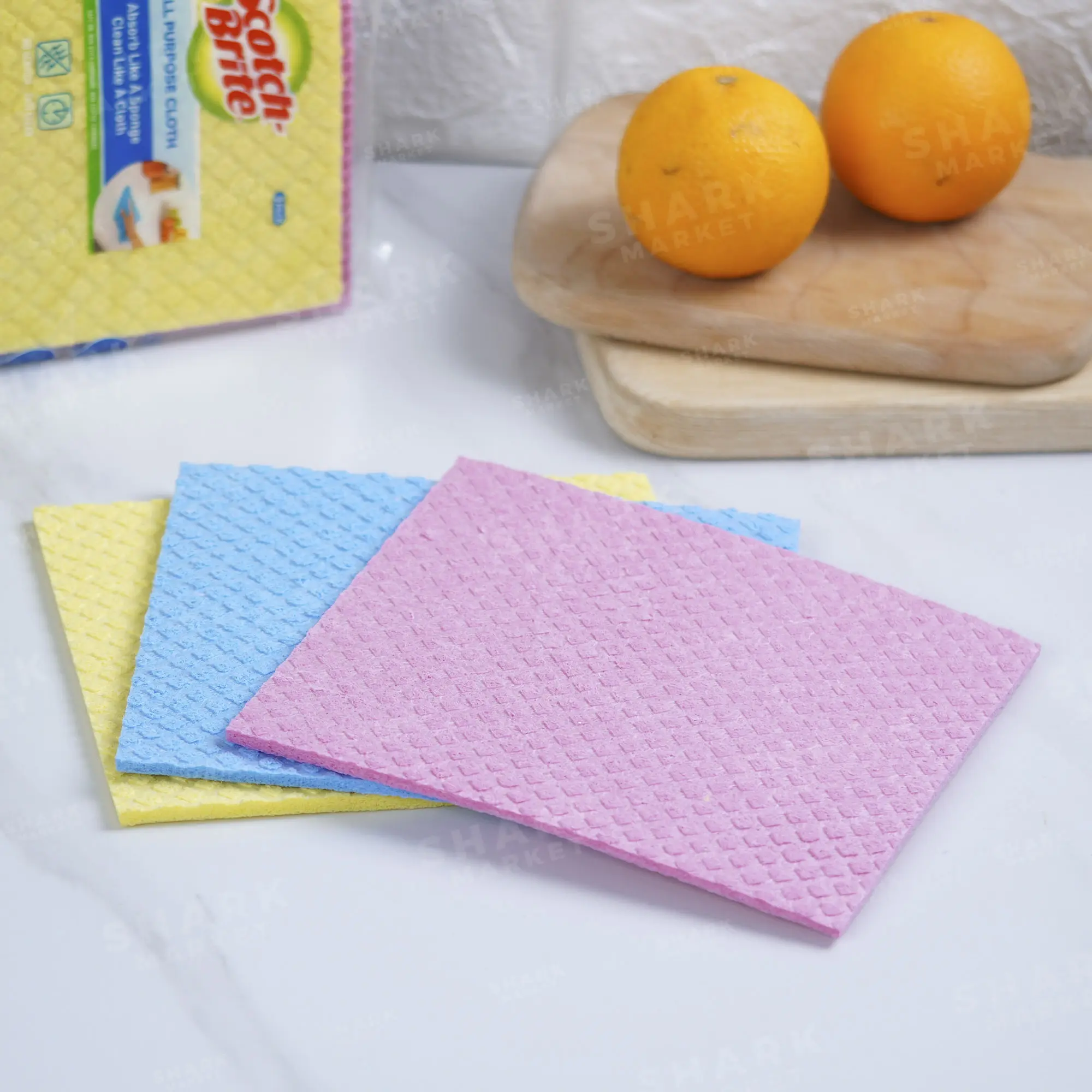 Lingettes multi-usages anti-rayures 3M authentiques 10 fois plus absorbant l'eau-PAQUET DE 3 PCS 18 CM X 20 CM