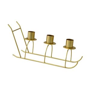 Portavelas de Metal hecho a mano con estilo, detalles tallados únicos para decoración clásica del hogar, configuración de mesa de comedor de Pascua y Navidad - Product Image 3