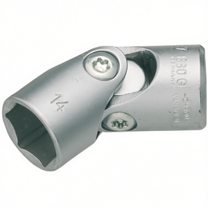 Hazet 3/8'' <b>Universal</b> Joint <b>Socket</b> 6-Point Hexagonal with Hinge Square and Traction Profile - Product Image 3