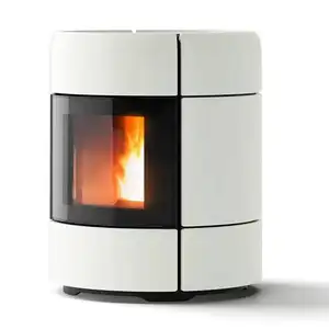 木质颗粒炉/现代设计带烤箱铸铁的木质燃烧炉