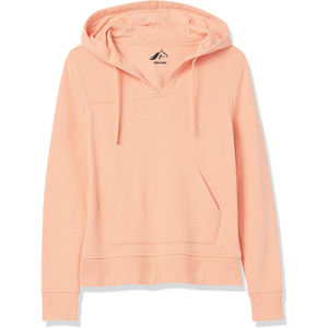 Women's Peach Color <b>Vintage</b> Washed Cotton Hoodie Baggy Pullover <b>Sweatshirt</b> Latest Fit Style for Winter Spring - Product Image 4