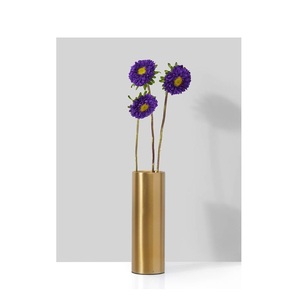 Elegant Metal Flower Vase Decorative Centerpiece For Living Room Table Home Office Modern Interior Styling - Product Image 2