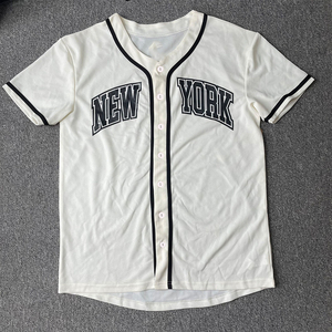 Camiseta de Béisbol con Estampado de Letras de California y Nueva York, Secado Rápido, Top Deportivo con Botones, Manga Corta, Jersey de Béisbol Unisex - Product Image 5