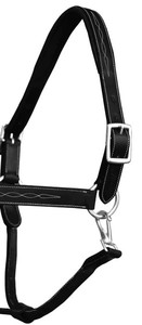 Brown Designer Six Fancy Rembourré Halter-Laiton Nickel Quincaillerie Réglable Cheval Halter Fabriqué en Inde Avec 100% Cuir Véritable - Product Image 2