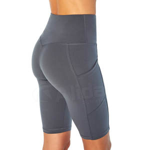 Pantalones cortos de Yoga de último diseño, pantalones cortos de Yoga de tela transpirable de alta calidad para mujer, pantalones cortos de Yoga para mujer al por mayor, novedad - Product Image 4