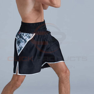 Pantalones cortos de boxeo con borlas de tigre de diseño personalizado de calidad superior estilo de lucha sublimado para Taekwondo - Product Image 4