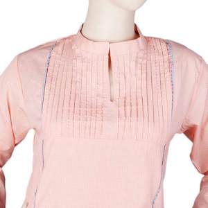 Women's Western <b>Top</b> - <b>Peach</b> - Product Image 5