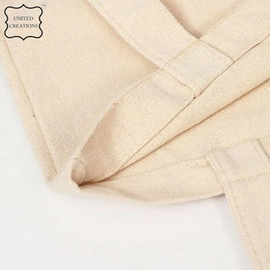 Vente en gros 100% sacs fourre-tout en coton sacs à provisions en coton recyclé de qualité supérieure - Product Image 3