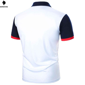 Uniforme de travail personnalisé de haute qualité en coton uni blanc polo de golf d'employé de sport en polyester pour hommes d'affaires avec logo brodé - Product Image 2