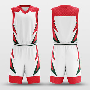 Tenue de basketball sublimée à faible MOQ, 100 % polyester, grandes tailles, personnalisable avec nom/numéro - Product Image 2