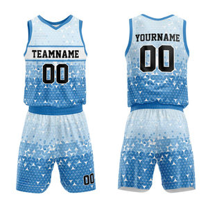 Uniformes de basket-ball légers 100% faits en polyester uniformes de basket-ball de qualité supérieure OEM - Product Image 2
