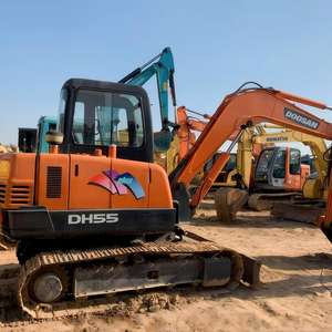 Excavatrice d'occasion Doosan DH55, 5,5 tonnes, mini-excavatrice Doosan, petite excavatrice Doosan, machine de chantier - Product Image 1