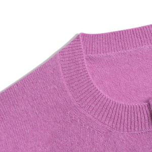 Pull en coton à col en V, manches longues, style nouveau, hiver, femme, ample, confortable, logo personnalisé sur le devant, couleur personnalisée - Product Image 5